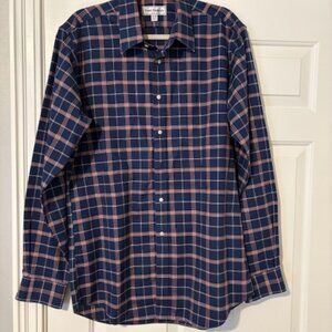 Paul Frederick men's Non-iron dress shirt 16-36 slim fit long sleeve
